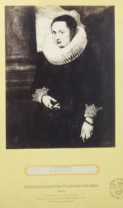 Van Dyck (attr.) - Ritratto di signora - Dipinto - Olio su tela - Vienna - Fürstlich Liechtensteinische Gallerie ( Liechtensteinische Museum)