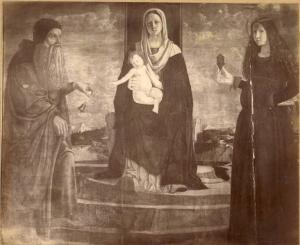 Bonsignori Francesco - Madonna con Bambino tra Sant' Antonio e Maddalena - Dipinto - Verona - Chiesa di S. Paolo