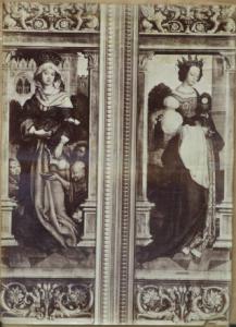 Holbein, Hans il Vecchio - Santa Elisabetta e Santa Barbara - Dittico - Dipinto - Olio su tavola - Monaco