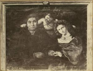 Lotto, Lorenzo - Marsilio Cassotti e la sua sposa Faustina - Dipinto - Olio su tavola - Madrid - Prado