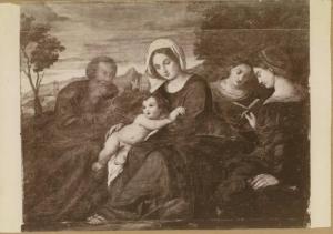Maniera di Bonifacio Veronese - Sacra Conversazione - Dipinto