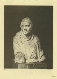 Scultura francese sec. XIII - Busto d'uomo - Scultura - Parigi - Louvre