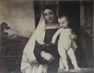 Vecellio, Tiziano - Madonna con Bambino (la "Zingarella") - Dipinto - Olio su tavola - Vienna - Kunsthistorisches Museum