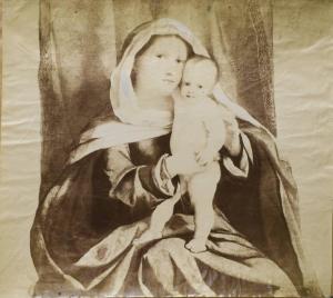 Palma il Vecchio - Madonna con Bambino - Dipinto - Olio su tavola - Roma - Collezione Carlo Visconti Venosta