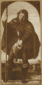 Palma il Vecchio - San Rocco - Pannello del Polittico di San Giacomo - Dipinto su tavola - Peghera di Taleggio - Chiesa Parrocchiale