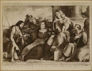 Palma il Vecchio - Sacra conversazione - Dipinto - Olio su tela - Venezia - Galleria dell'Accademia