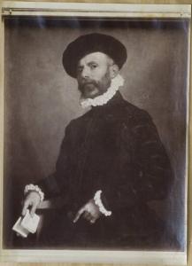 Moroni, Giovan Battista - Ritratto di gentiluomo con lettera (L'avvocato) - Dipinto - Olio su tela - Londra - National Gallery