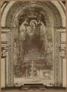 Lippo di Dalmasio (attr.) - Cossa, Francesco del - Madonna del Baraccano - Affresco - Bologna - Chiesa di Santa Maria del Baraccano