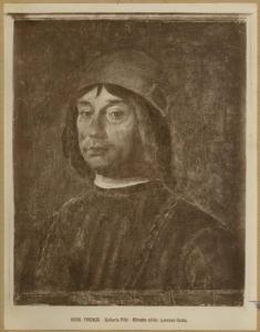 Costa, Lorenzo - Ritratto di Giovanni II Bentivoglio - Dipinto su tavola - Firenze - Palazzo Pitti