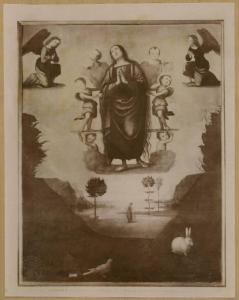 Maestro della Maddalena Assunta - Santa Maria Maddalena portata in cielo dagli angeli - Dipinto - Olio su tavola - Ferrara - Pinacoteca Nazionale