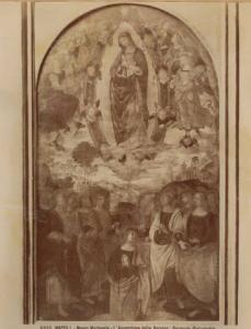 Bernardino di Betto detto Pinturicchio - Assunzione della Madonna - Dipinto su tavola - Napoli - Gallerie Nazionali di Capodimonte