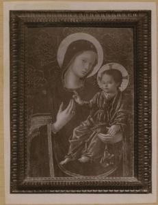 Caporali Bartolomeo (attr.) - Madonna con Bambino (Madonna antigua) - Dipinto