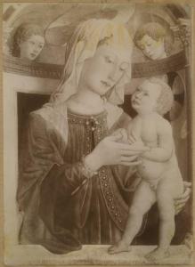 Giovanni Francesco da Rimini - Madonna con Bambino - Dipinto - Milano - Collezione Achille Cantoni