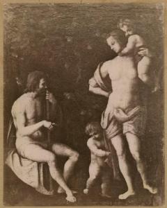 Ubertini, Francesco (detto il Bachiacca) - Famiglia di Adamo ed Eva - Dipinto - Milano - Collezione Gustavo Frizzoni