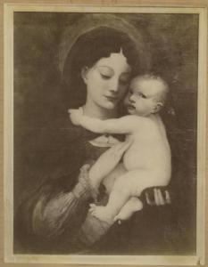 Ambito del Sodoma - Madonna con Bambino - Dipinto