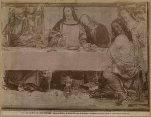 Bazzi, Giovanni Antonio detto Sodoma - Cristo e quattro apostoli - Frammento di un Cenacolo - Affresco - Firenze - Chiesa di Monte Oliveto