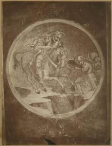 Bazzi, Giovanni Antonio detto Sodoma - Scena con cavaliere - Affresco - Asciano - Abbazia di Monteoliveto Maggiore