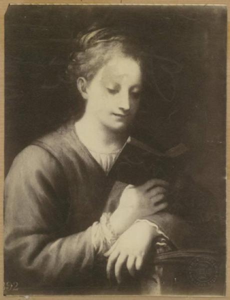 Allegri, Antonio detto Correggio - Santa Caterina d'Alessandria leggente - Dipinto - Olio su tela - Londra - Hampton Court - Royal Collection