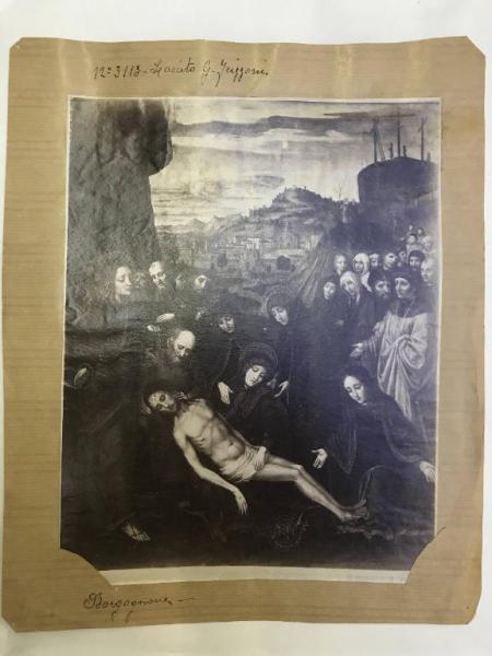 Ambrogio da Fossano detto Bergognone - Compianto sul Cristo morto - Dipinto - Tempera e olio su tavola - Budapest - Museo di Belle Arti (Szépmüvészeti Múzeum)