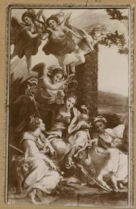 Allegri, Antonio detto Correggio - Allegoria della Virtù - Dipinto - Tempera su tela - Parigi - Musée du Louvre