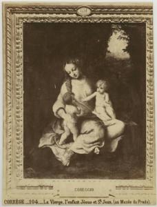 Allegri, Antonio detto Correggio - Madonna con Bambino e san Giovannino - Dipinto - Olio su tavola - Madrid - Museo del Prado