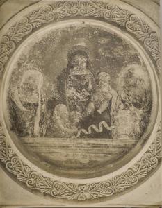 Allegri, Antonio detto Correggio - Sacra Famiglia con santa Elisabetta e san Giovannino - Affresco staccato - Mantova - Basilica di sant'Andrea - Atrio