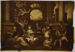 Girolamo da Treviso il Giovane - Adorazione dei pastori - Dipinto su tavola - Dresda - Gemäldegalerie