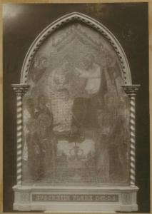 Ambito di Lorenzetti - Incoronazione della Vergine - Dipinto su tavola