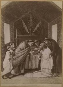 Botticelli, Sandro - Comunione di san Girolamo - Dipinto - Tempera su tavola