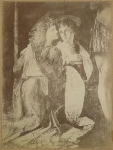 Verrocchio, Andrea e Leonardo da Vinci - Battesimo di Cristo (part.) - Dipinto - Olio su tavola - Firenze