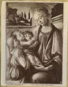 Botticelli, Sandro - Madonna con Bambino sostenuto da due angeli - Dipinto - Tempera su tavola - Napoli - Gallerie Nazionali di Capodimonte