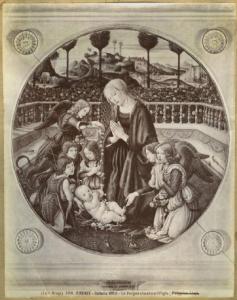 Botticini, Francesco - Madonna in adorazione del Bambino con san Giovannino e angeli - Dipinto - Firenze - Uffizi
