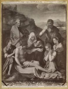 Andrea d'Agnolo detto Andrea del Sarto - Pietà (Pietà di Luco) - Dipinto su tavola - Firenze - Palazzo Pitti