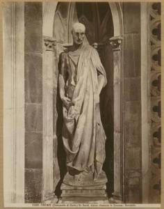 Donatello - Profeta Abacuc - Scultura in marmo - Firenze - Campanile di Giotto