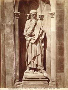 Donatello - Profeta Geremia - Scultura in marmo - Firenze - Campanile di Giotto