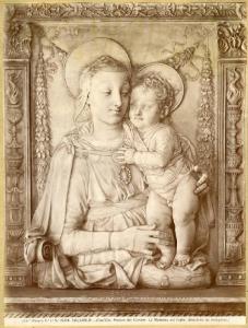 Verrocchio, Andrea - Tabernacolo con Madonna con Bambino - Scultura in marmo - Solarolo - Palazzo Comunale