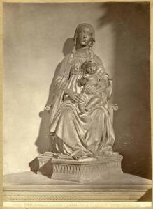Benedetto da Maiano - Madonna con Bambino (Madonna dell'Olivo) - Scultura in terracotta - Prato - Duomo