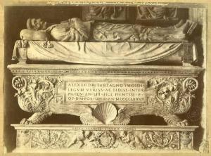 Ferrucci, Francesco di Simone - Monumento funebre di Alessandro Tartagni (part.) - Scultura in marmo - Bologna - Basilica di San Domenico