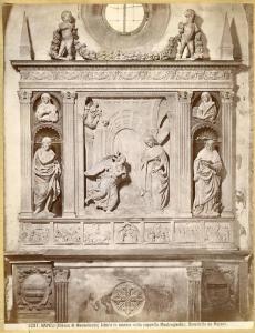 Benedetto da Maiano - Altare dell'Annunciazione - Scultura - Napoli - Chiesa di Sant'Anna dei Lombardi (detta anche Santa Maria di Monteoliveto)