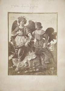 Verrocchio, Andrea e Leonardo da Vinci - Tobia e san Raffaele Arcangelo (Tobiolo e l'angelo) - Dipinto - Tempera su tavola
