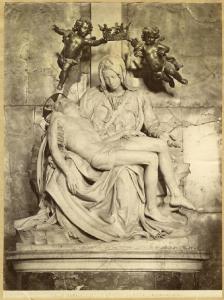 Buonarroti, Michelangelo - Pietà - Scultura in marmo - Roma - Basilica di San Pietro