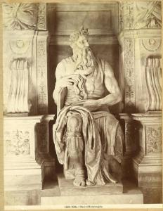 Buonarroti, Michelangelo - Mosè - Scultura in marmo - Roma - Chiesa di San Pietro in Vincoli
