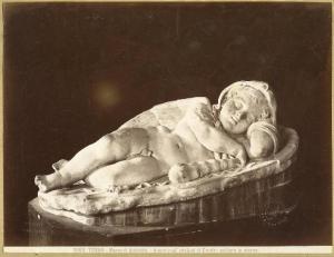 Cupido dormiente (Ercolino) - Scultura in marmo - Torino - Museo di Antichità