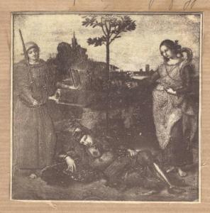 Sanzio, Raffaello - Sogno del Cavaliere - Dipinto - Olio su tavola - Londra - National Gallery