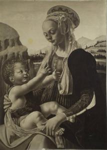 Verrocchio, Andrea - Madonna con Bambino - Dipinto su tavola - Berlino - Staatliche Museen - Gemäldegalerie