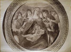 Botticelli, Sandro - Madonna con Bambino e sei angeli - Dipinto - Tempera su tavola - Firenze - Uffizi