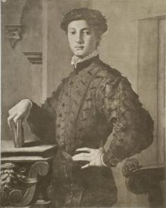 Agnolo di Cosimo detto Bronzino - Ritratto di giovane uomo - Dipinto su tavola