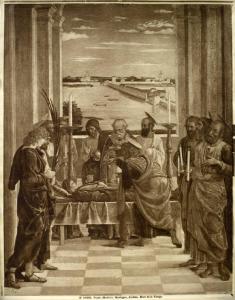 Mantegna, Andrea - Morte della Madonna - Dipinto - Tempera su tavola - Madrid - Prado