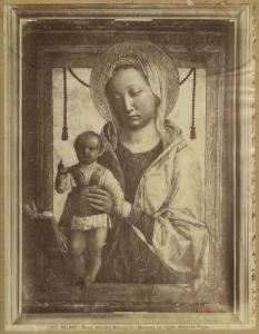 Foppa, Vincenzo - Madonna con Bambino (Madonna del Libro) - Dipinto - Tempera e oro su tavola - Milano - Castello Sforzesco - Pinacoteca