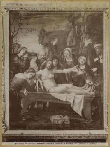 Zenale, Bernardino - Depodizione di Cristo nel sepolcro - Dipinto - Olio su tavola - Brescia - Chiesa di San Giovanni Evangelista